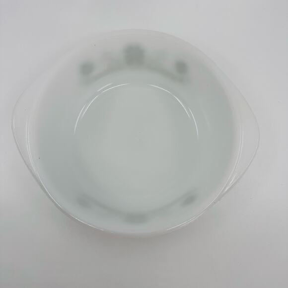 Vintage Glassbake J235 1Qt Casserole W/Lid And 1.5Qt Baker No Lid 2 Floral Bowls - Picture 9 of 12